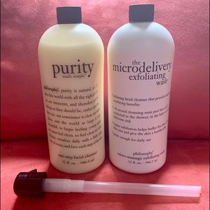 Philosophy facial cleansers 32 oz. NWT